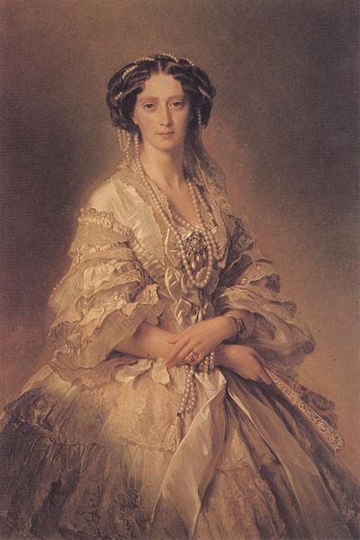 Franz Xaver Winterhalter Portrait of Empress Maria Alexandrovna oil painting image